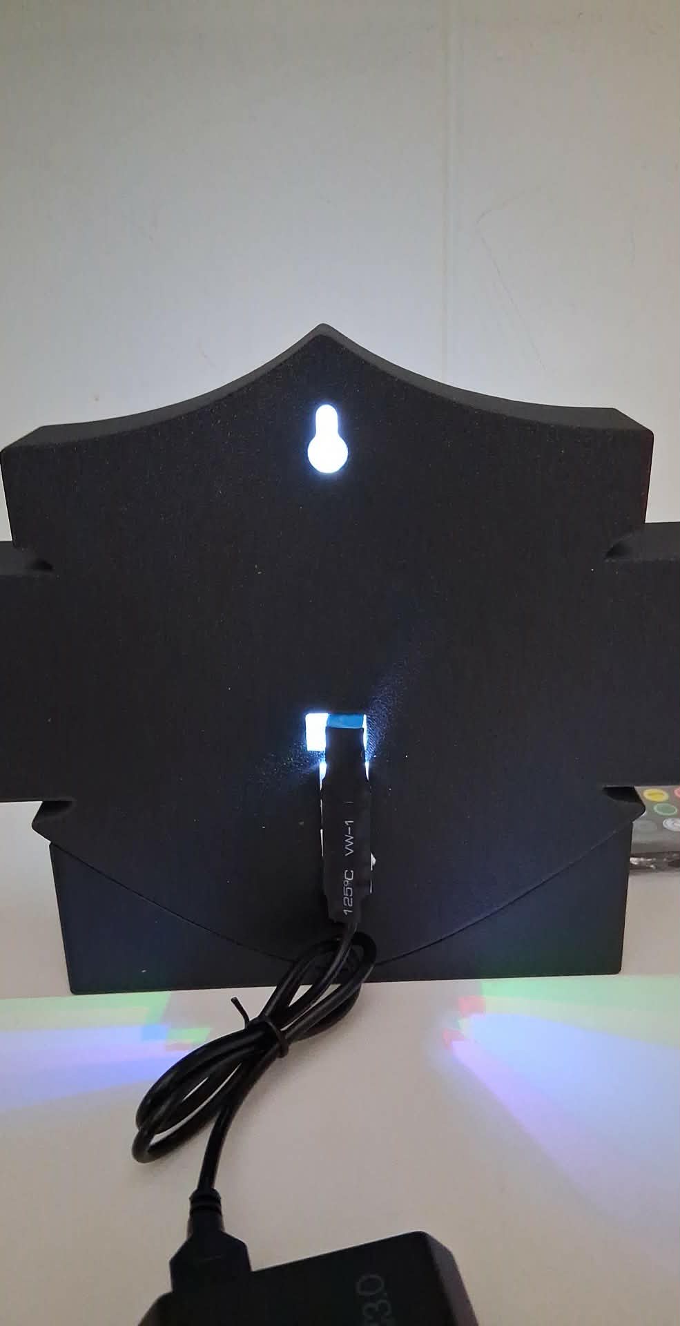 Harley Black and White LED light box – custom 3D printed – Lit Layer Creations